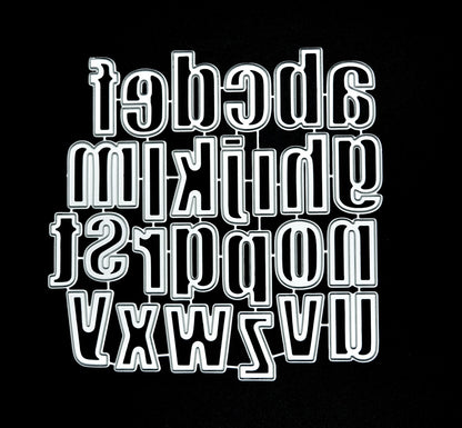 🌟Lowercase Alphabet Metal Cutting Dies, Card making, Paper Craft UK SELLER E6🌟