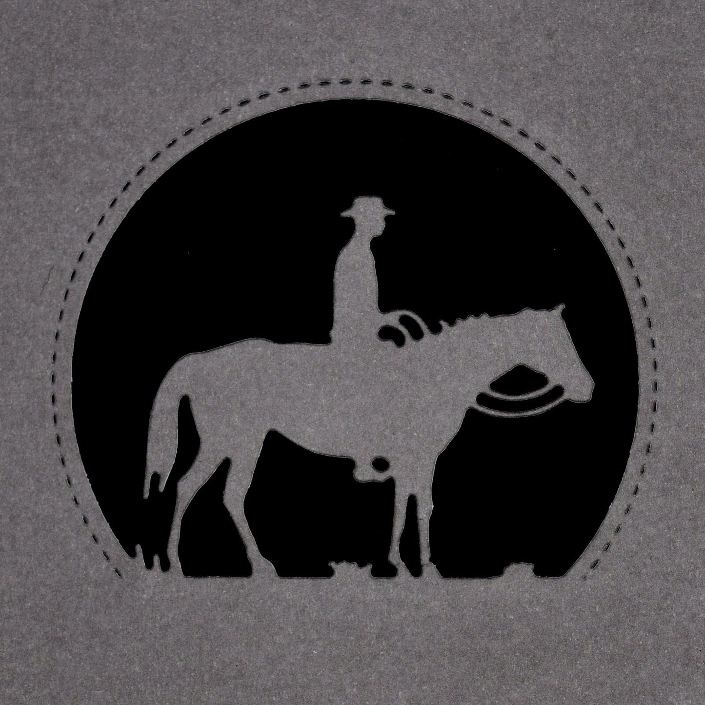 🐴 Horse & Cowboy Rider Metal Cutting Die, Card Making Crafts *UK SELLER* F1 🐴