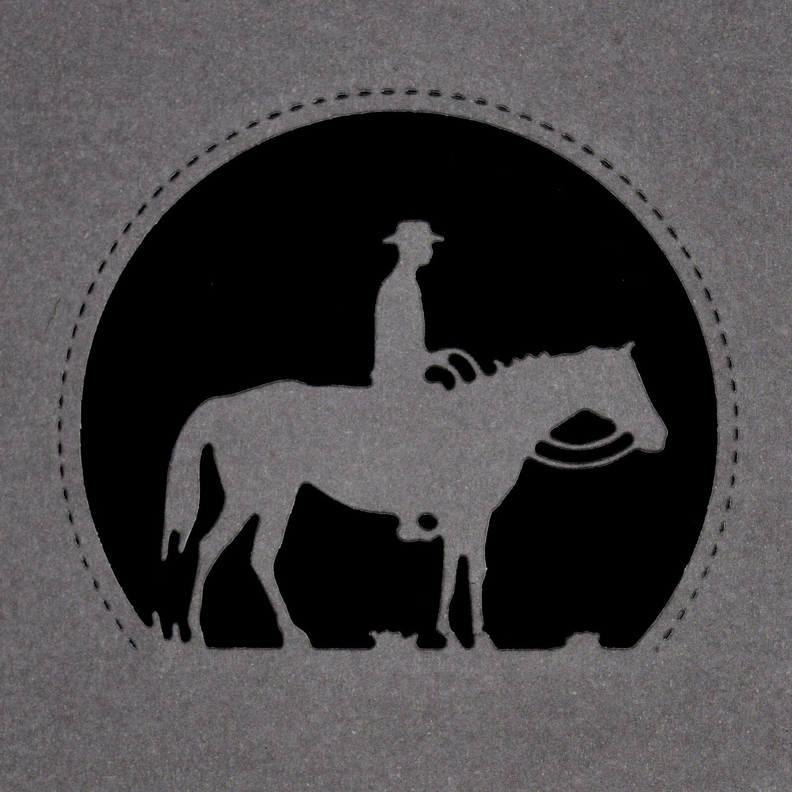 🐴 Horse & Cowboy Rider Metal Cutting Die, Card Making Crafts *UK SELLER* F1 🐴