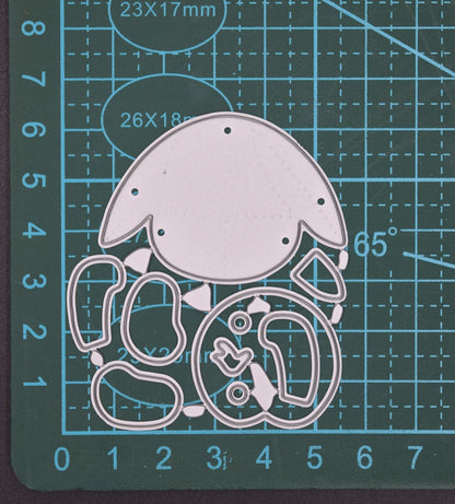 Eeyore Donkey Metal Cutting Die Kit, Card Making, Paper Crafts, Scrapbooking A6