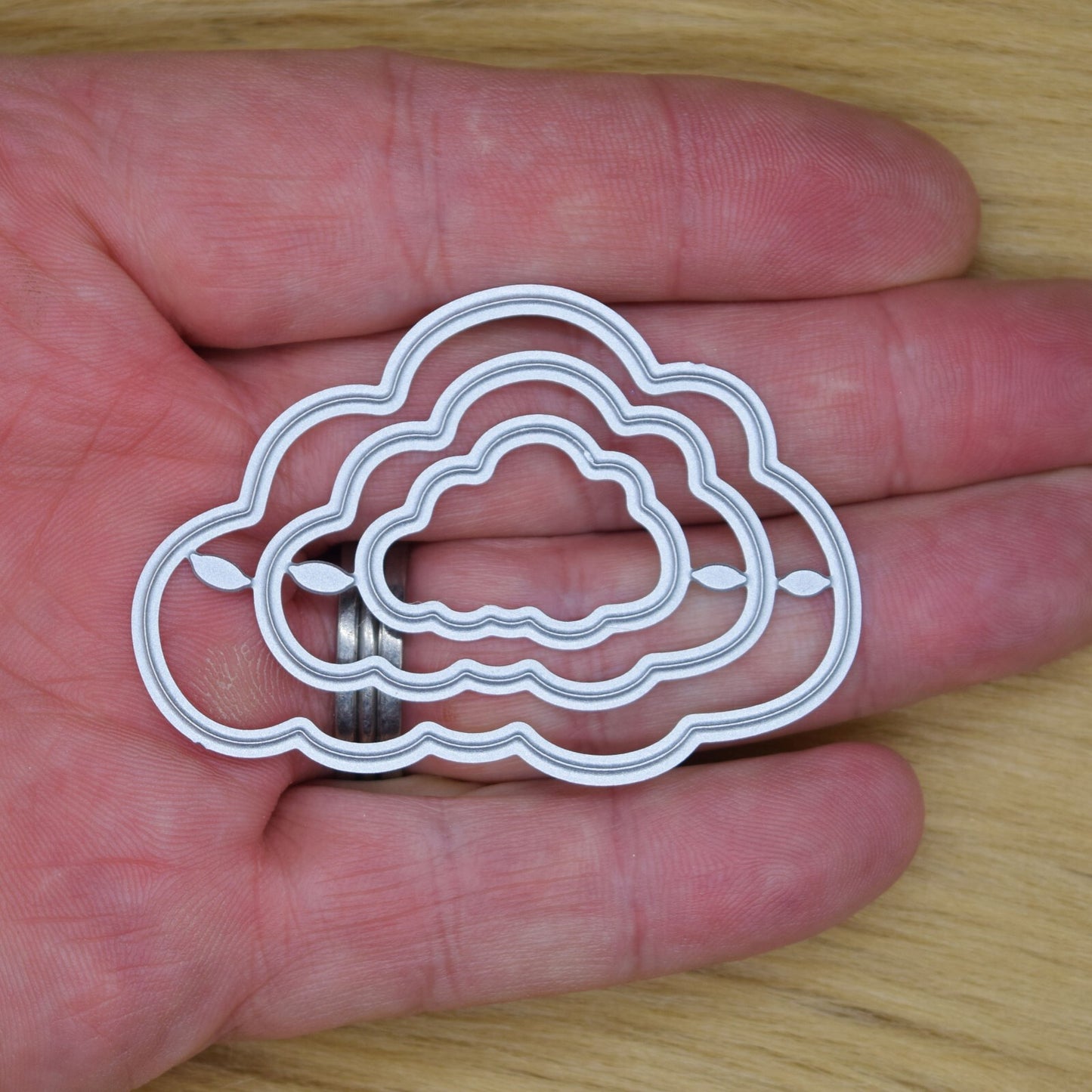 3 Fluffy Cloud Metal Cutting Dies, Clouds, Card Making. Scrapbooking,  A1