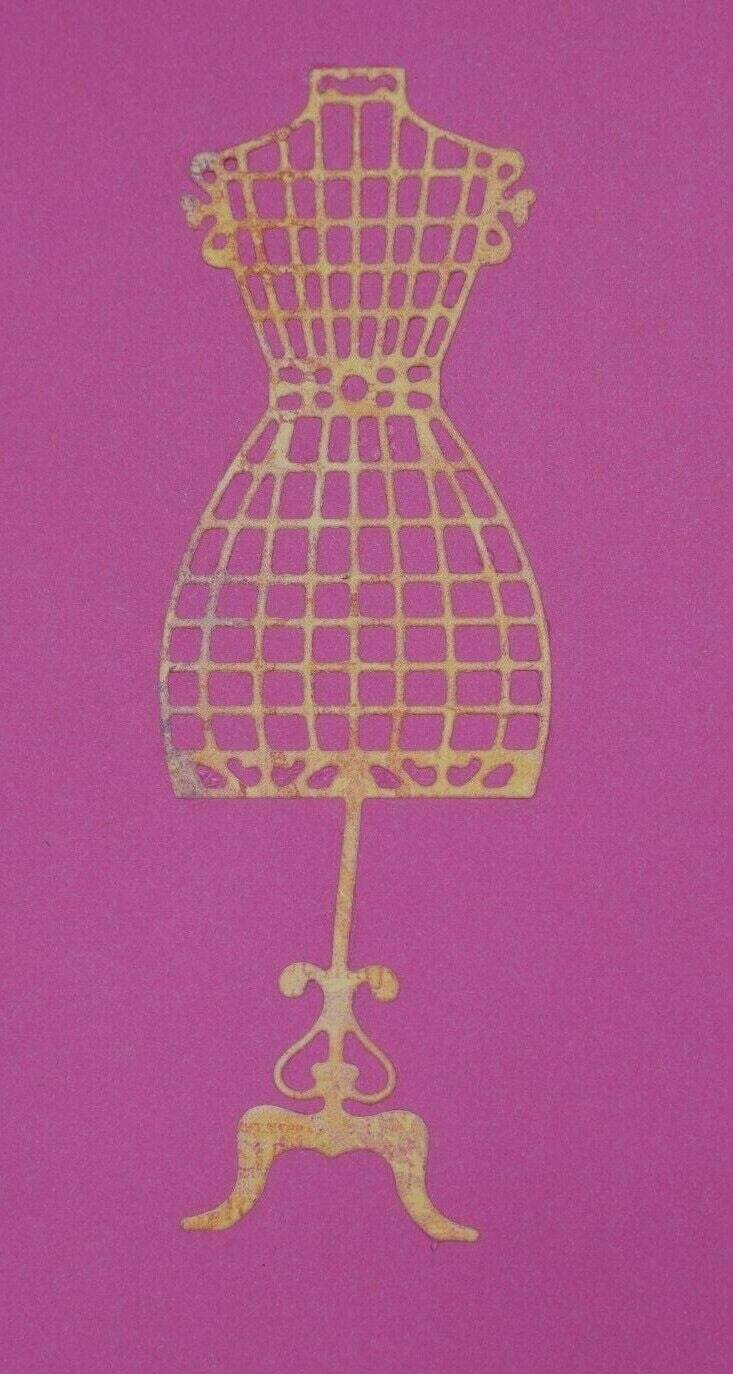 Retro Mannequin Metal Cutting Die, Card Making Crafts *UK Seller, Fast Post* A5
