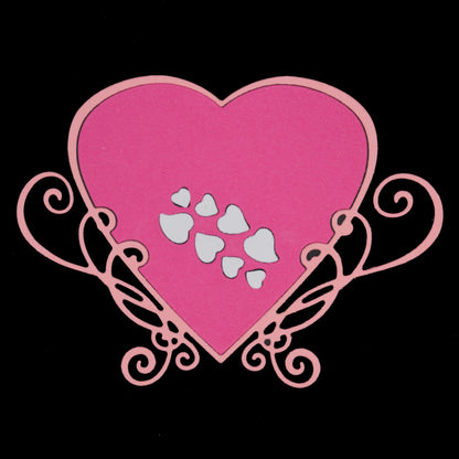 Stylish & Elegant Heart Metal Cutting Die With An 8 Cut Hearts Die, Crafts A9