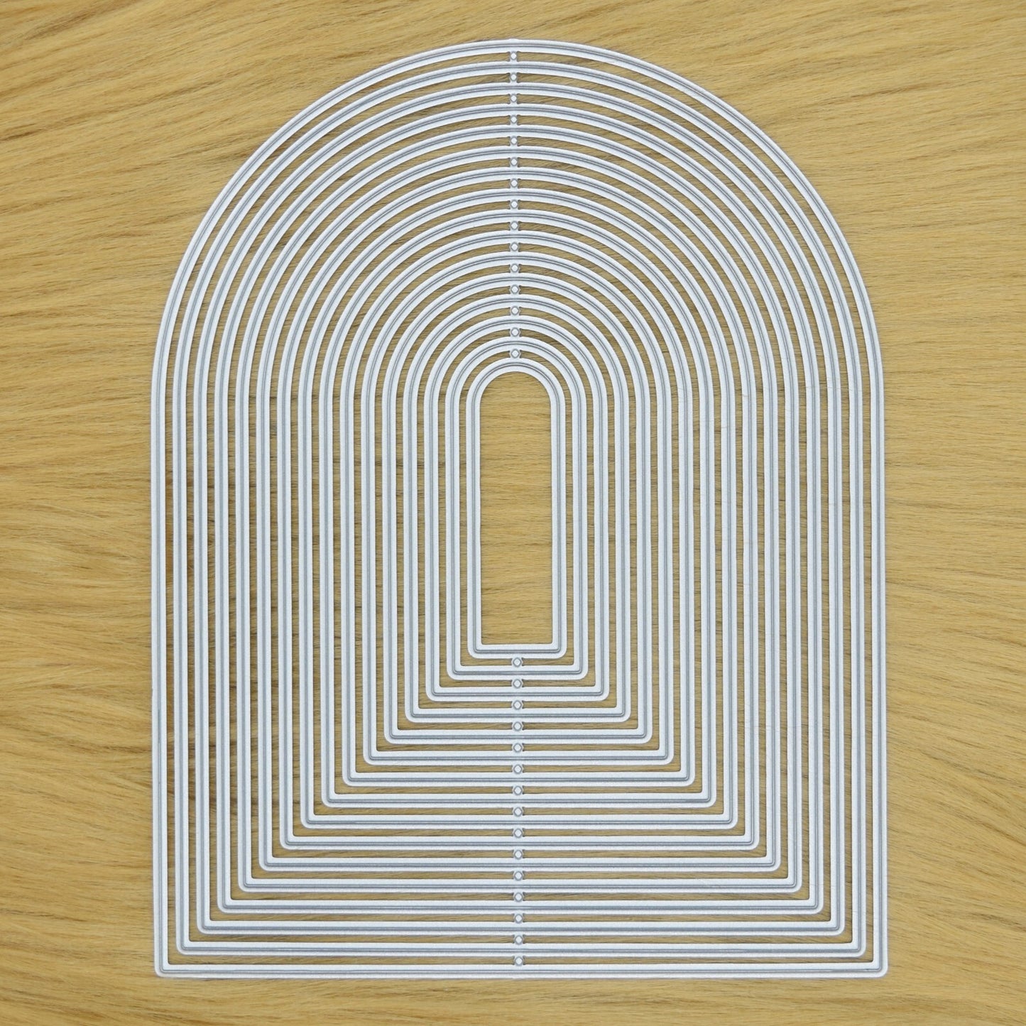Large Nest of 16 Thin Arch Shaped Metal Cutting Dies, Scrapbooking, Crafts I2