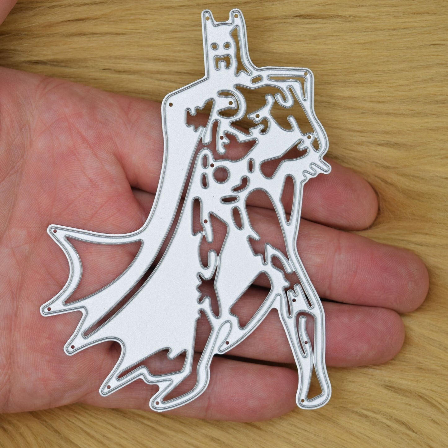 Large Batman, Superhero, Metal Cutting Die, Card Making, Stencil., Cutter, A7