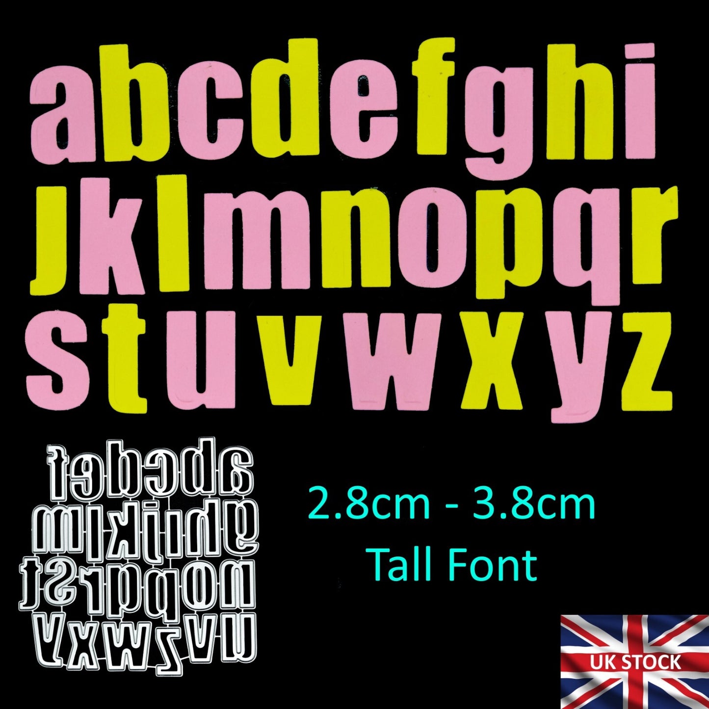 🌟Lowercase Alphabet Metal Cutting Dies, Card making, Paper Craft UK SELLER E6🌟
