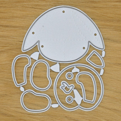 Eeyore Donkey Metal Cutting Die Kit, Card Making, Paper Crafts, Scrapbooking A6