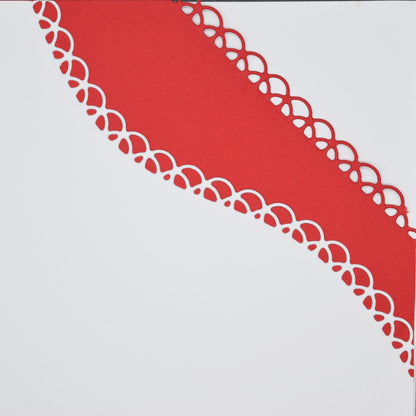 2 Lace Effect Border / Edging Metal Cutting Dies, Card making, Scrapbooking, A2