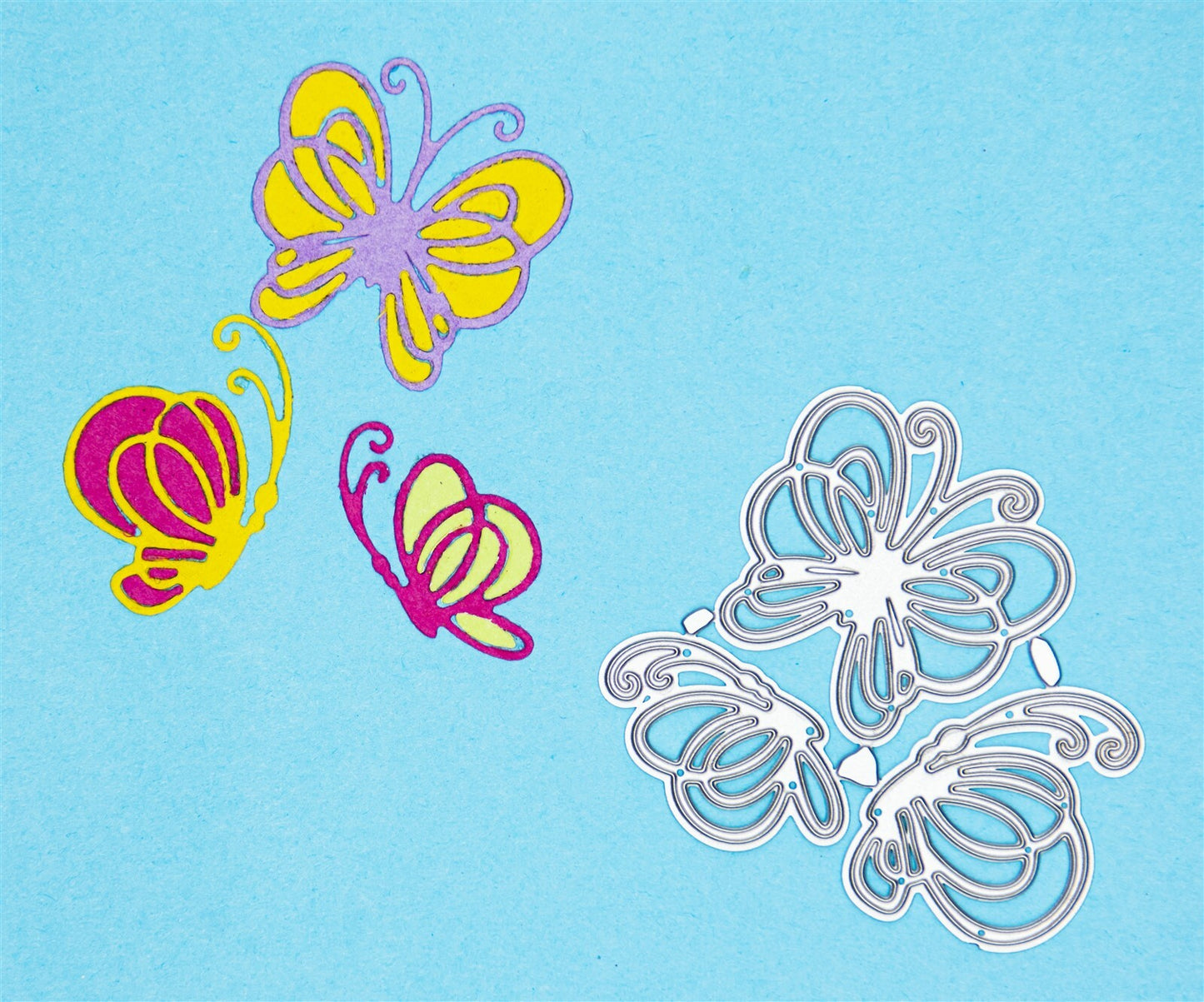 3 Metal Cutting Dies, Decorative Butterflies, Card Making, Scrapbooking B1