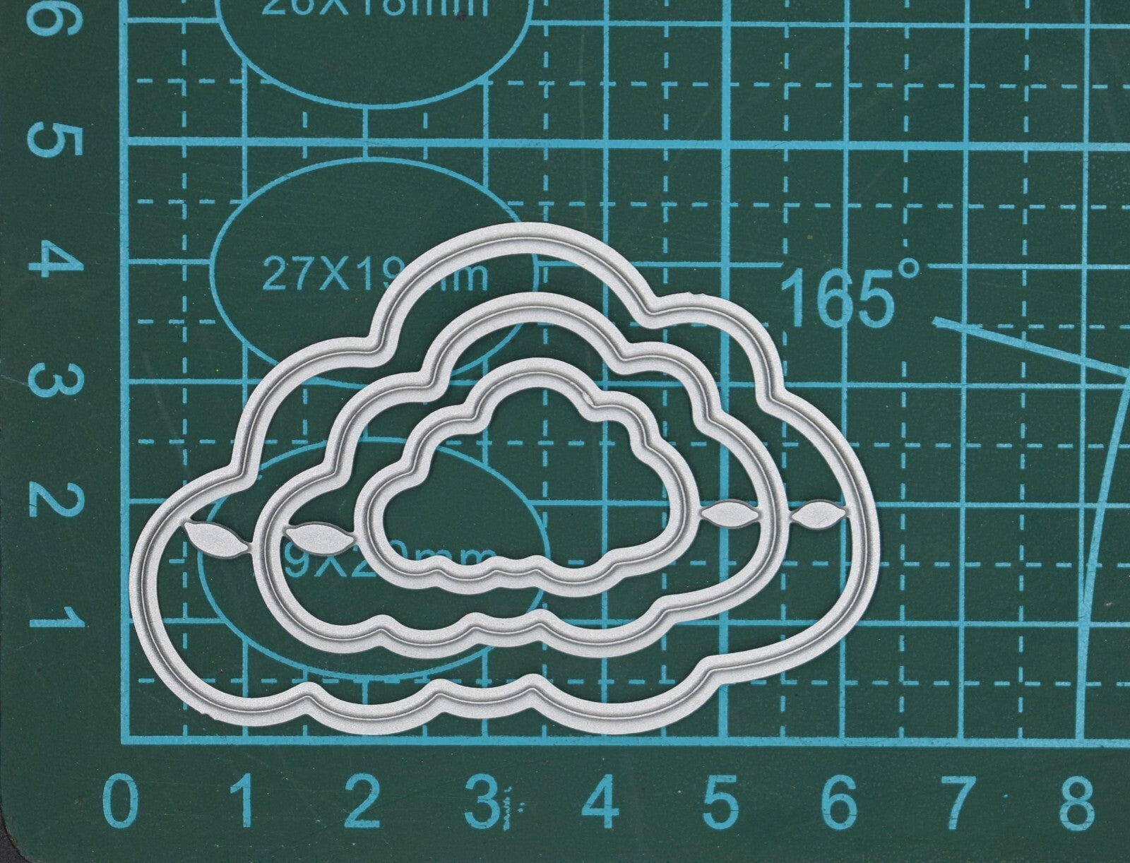 3 Fluffy Cloud Metal Cutting Dies, Clouds, Card Making. Scrapbooking,  A1