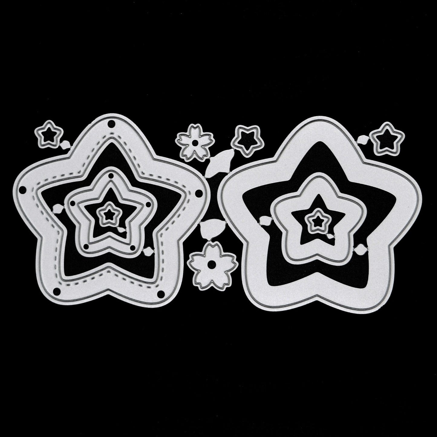 11 Piece Stars Metal Cutting Dies Set, Star, Card Making, Scrapbooking A9