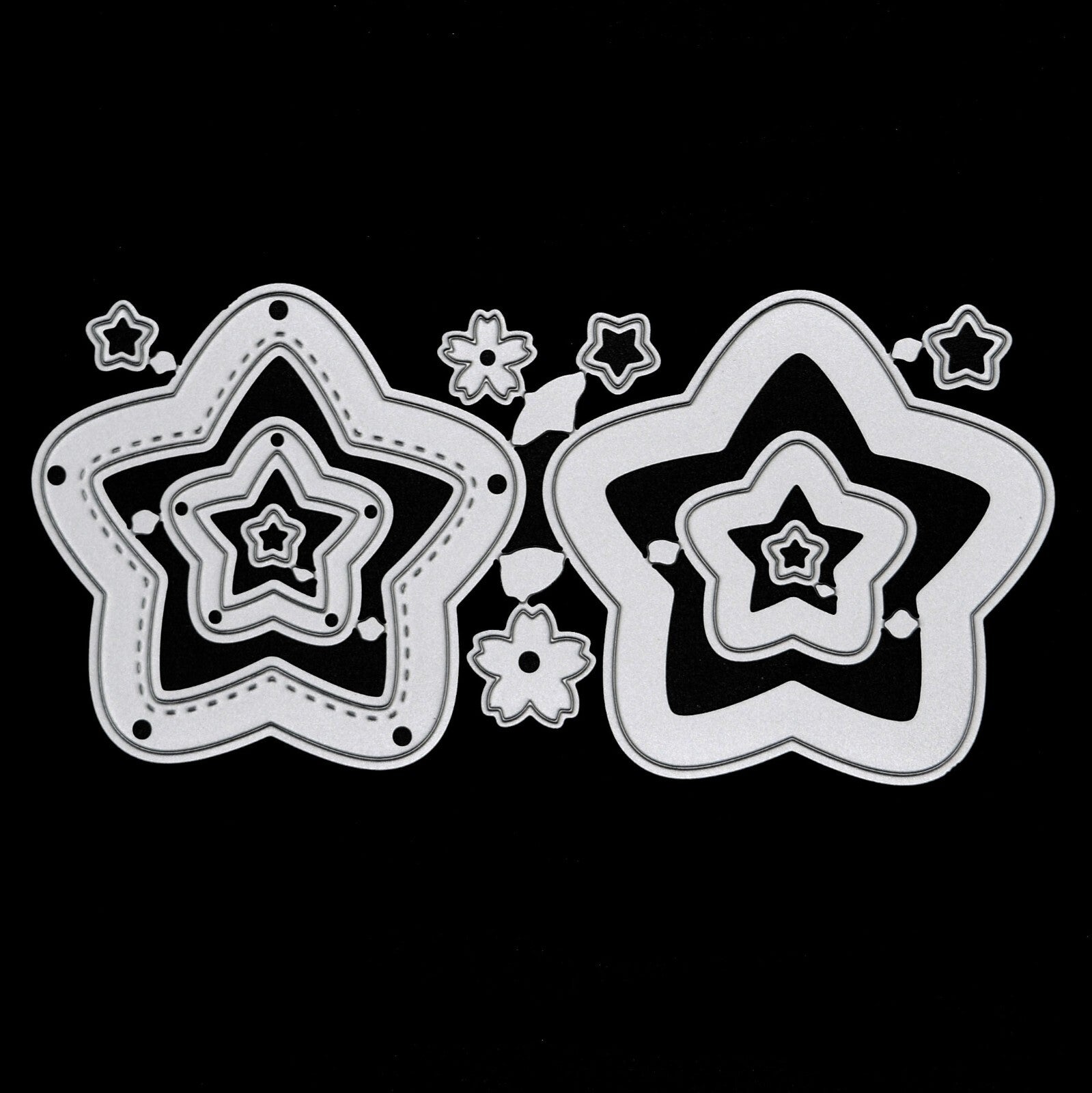 11 Piece Stars Metal Cutting Dies Set, Star, Card Making, Scrapbooking A9