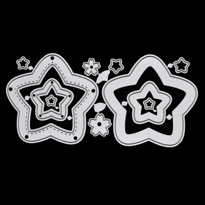 11 Piece Stars Metal Cutting Dies Set, Star, Card Making, Scrapbooking A9