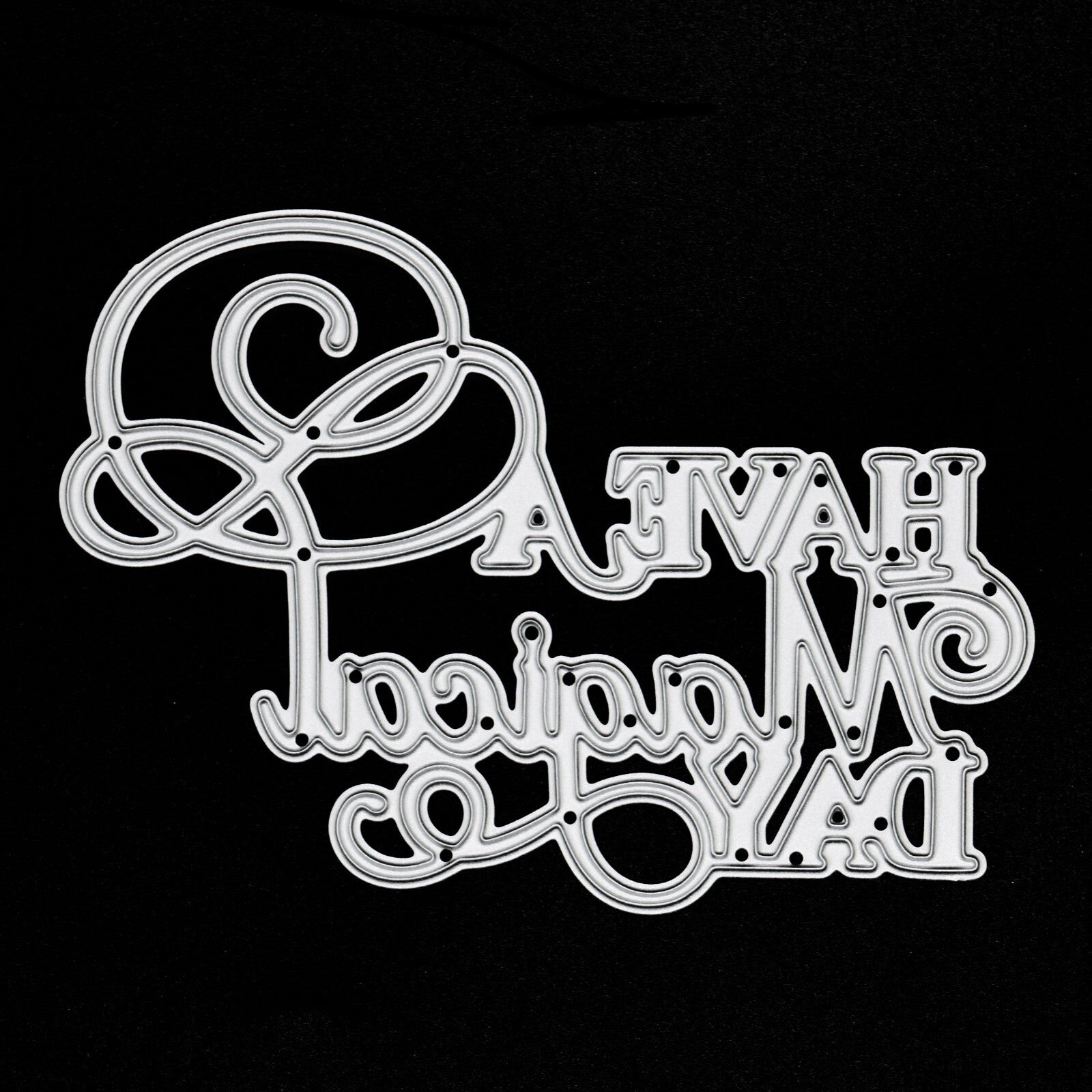 'Have A Magical Day' Sentiments Metal Cutting Die, Card Making, Scrapbooking, F1