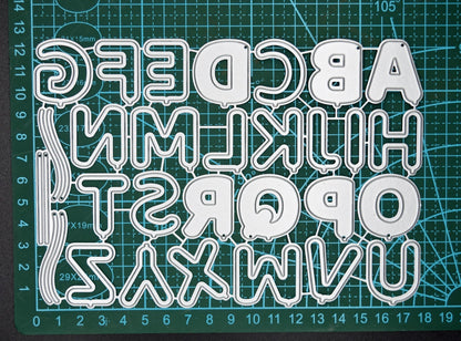 🎈Balloon Alphabet Metal Cutting Dies, Card making, Scrapbooking UK SELLER E5 🎈