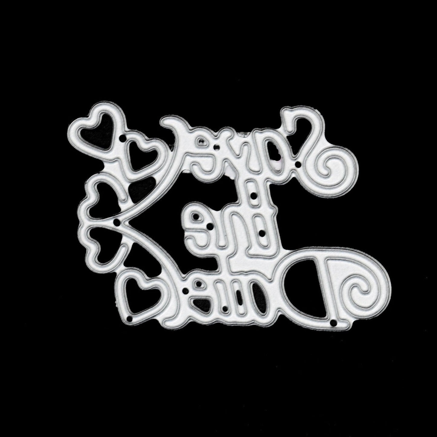 'Save The Date' Sentiments Metal Cutting Die, Invitations, Wedding, Party, F9