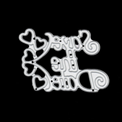 'Save The Date' Sentiments Metal Cutting Die, Invitations, Wedding, Party, F9