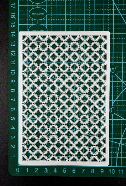 Decorative Patterned Background Metal Cutting Die, Card Making, Scrapbooking, D6