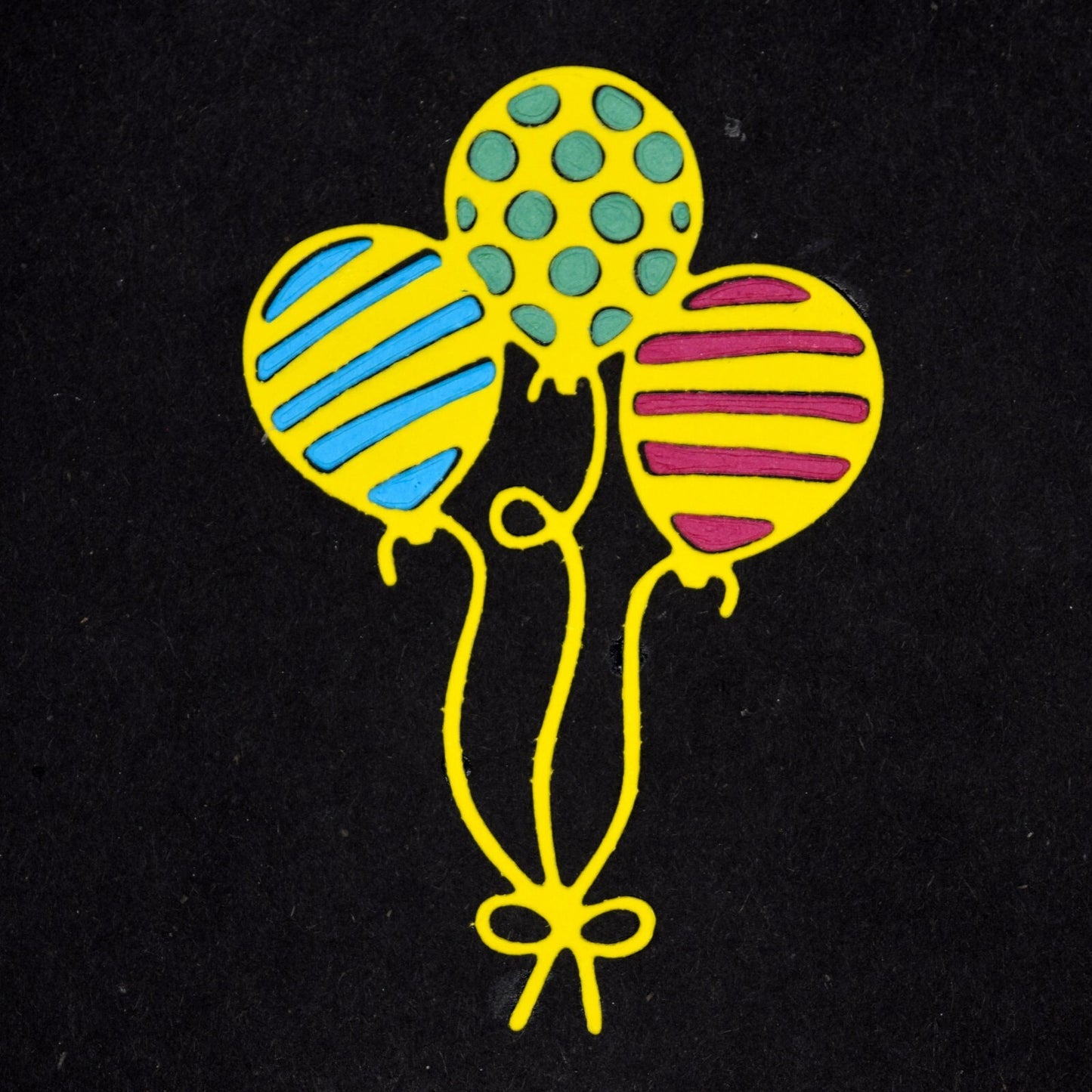 3 Balloons Metal Cutting Die, Party, Birthday, Scrapbooking, Card Making, A3