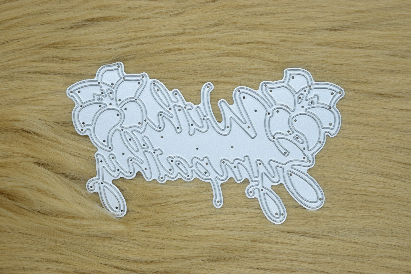 'With Sympathy' Metal Cutting Die, Stencil, Sentiments, Card Making, Crafts A5