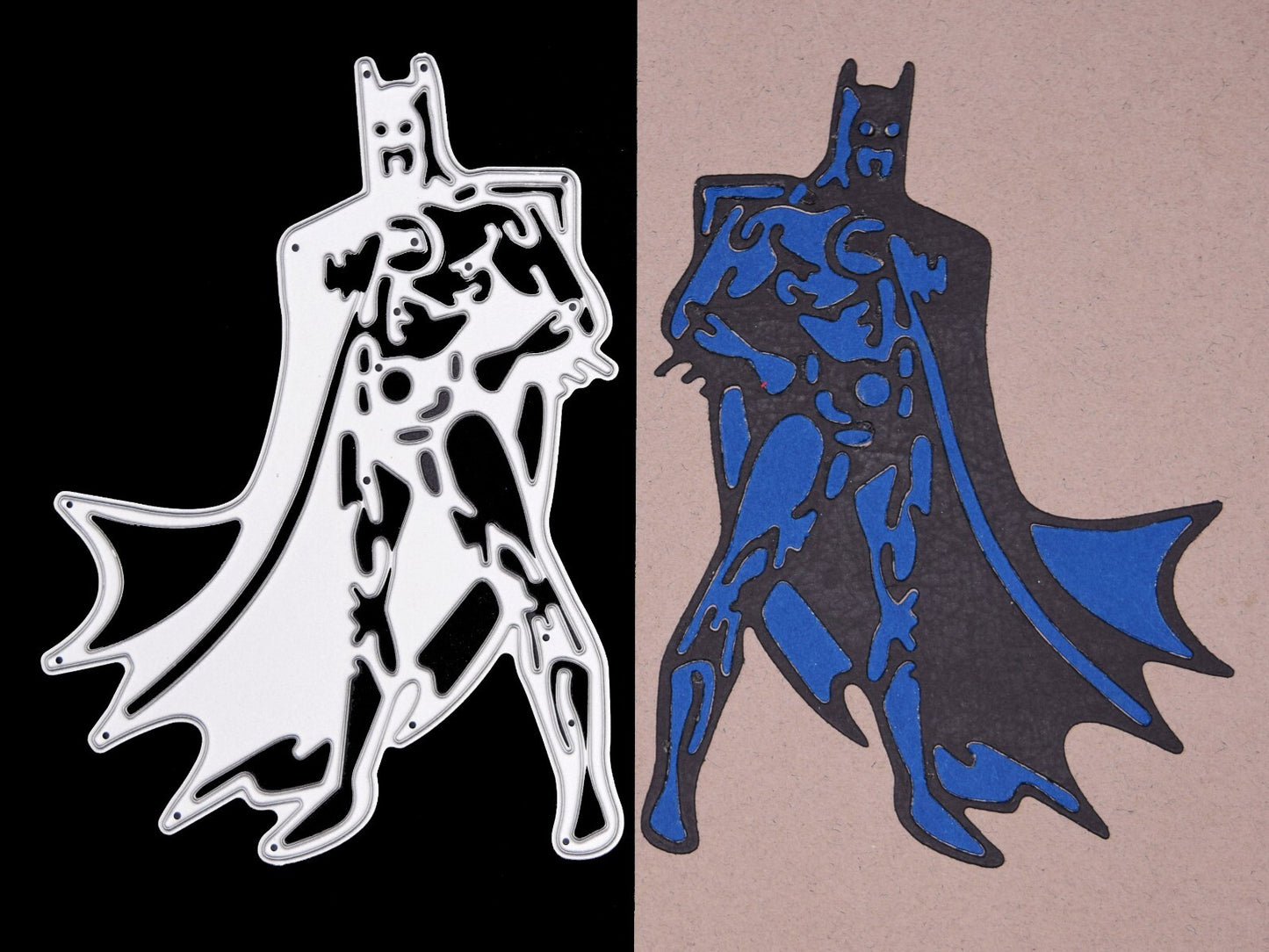 Large Batman, Superhero, Metal Cutting Die, Card Making, Stencil., Cutter, A7