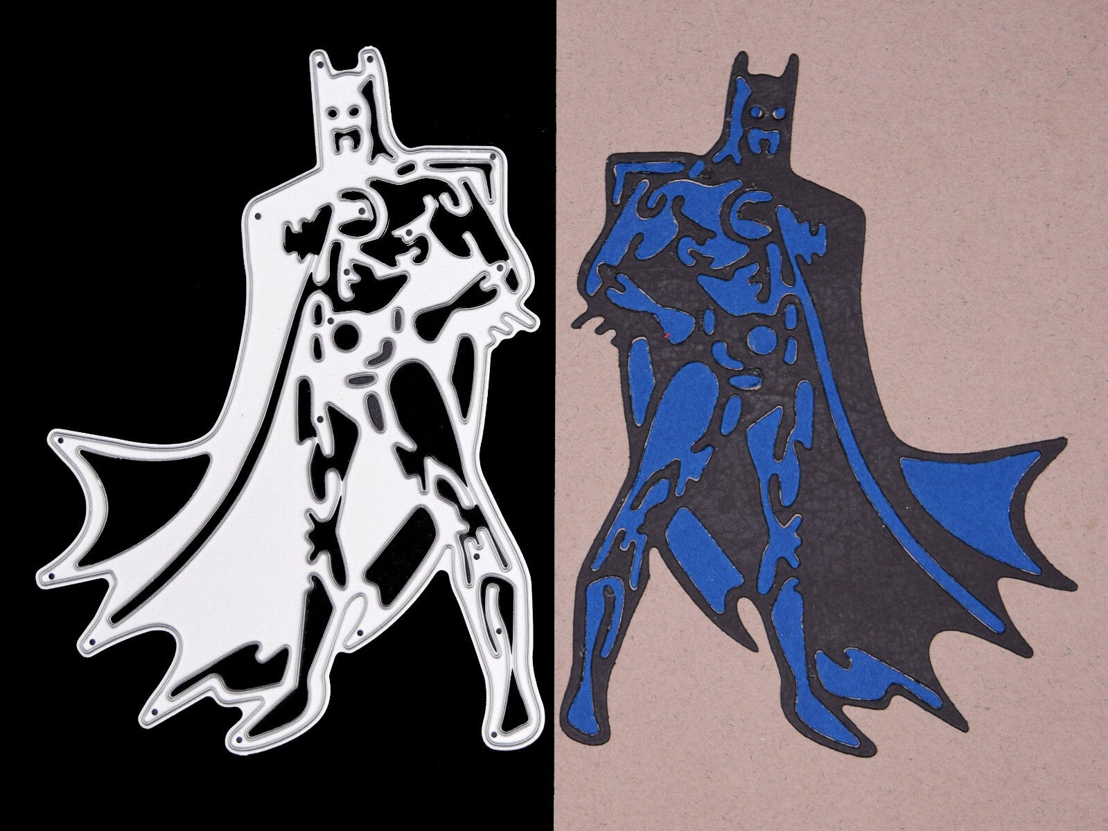 Large Batman, Superhero, Metal Cutting Die, Card Making, Stencil., Cutter, A7