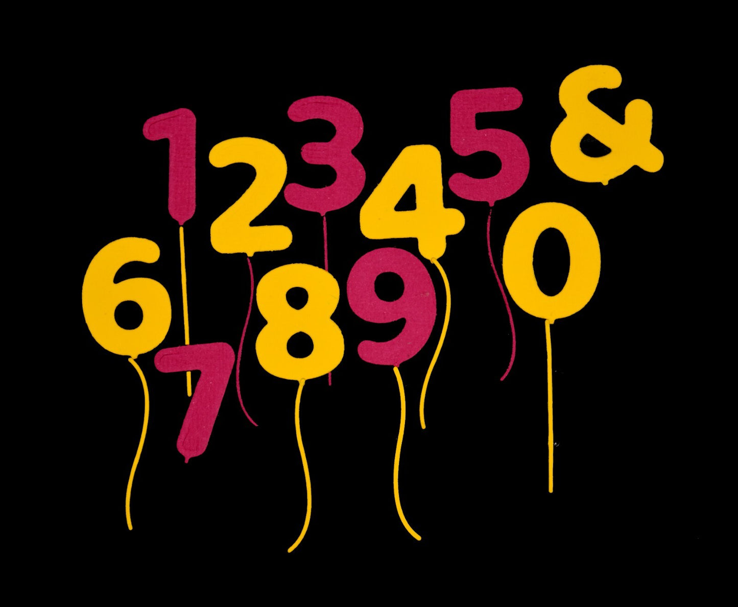 🎈Balloon Numbers Metal Cutting Dies, Card making, Scrapbooking UK SELLER E5 🎈