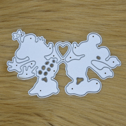 Disney Minnie & Micky Mouse Metal Cutting Die, Card Making, Paper Crafts, A3
