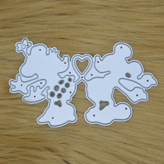 Disney Minnie & Micky Mouse Metal Cutting Die, Card Making, Paper Crafts, A3