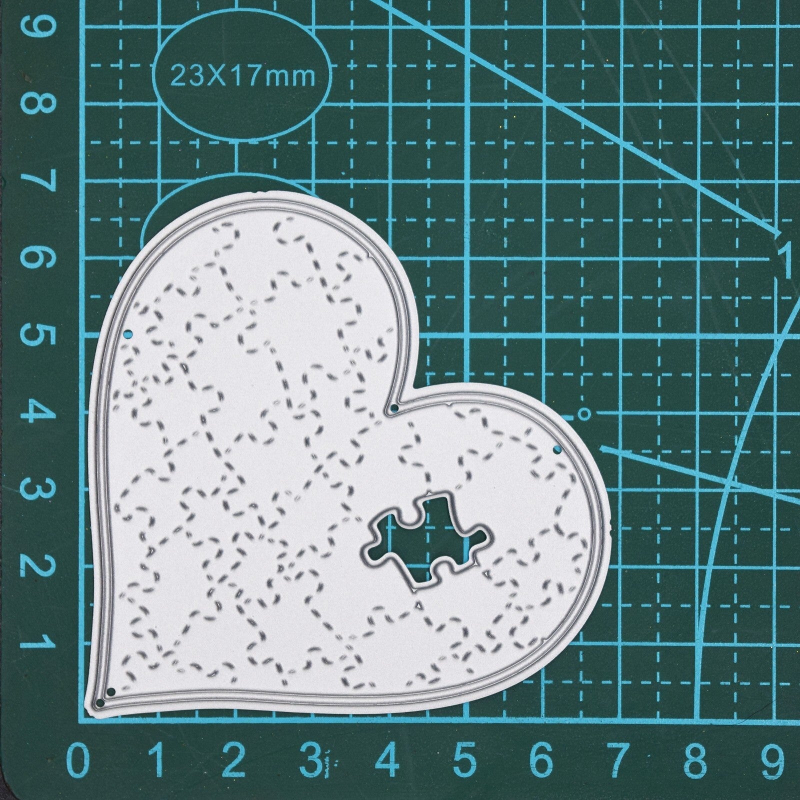 Missing Piece Of My Heart Metal Cutting Die, Love, Valentines, Card Making A9