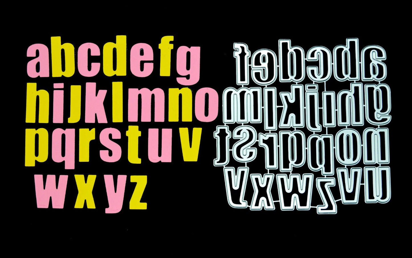 🌟Lowercase Alphabet Metal Cutting Dies, Card making, Paper Craft UK SELLER E6🌟