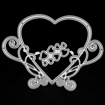 Stylish & Elegant Heart Metal Cutting Die With An 8 Cut Hearts Die, Crafts A9