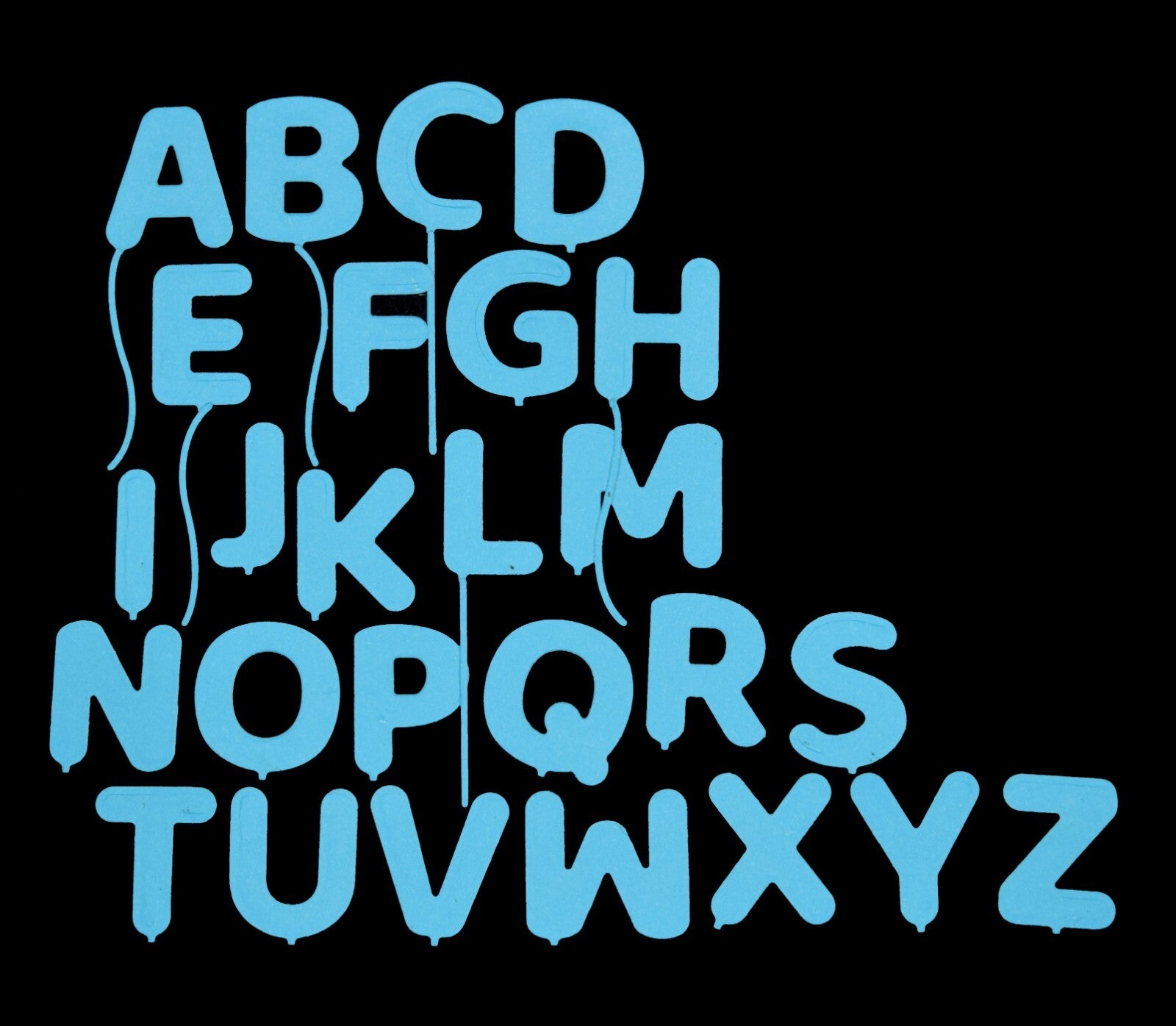 🎈Balloon Alphabet Metal Cutting Dies, Card making, Scrapbooking UK SELLER E5 🎈