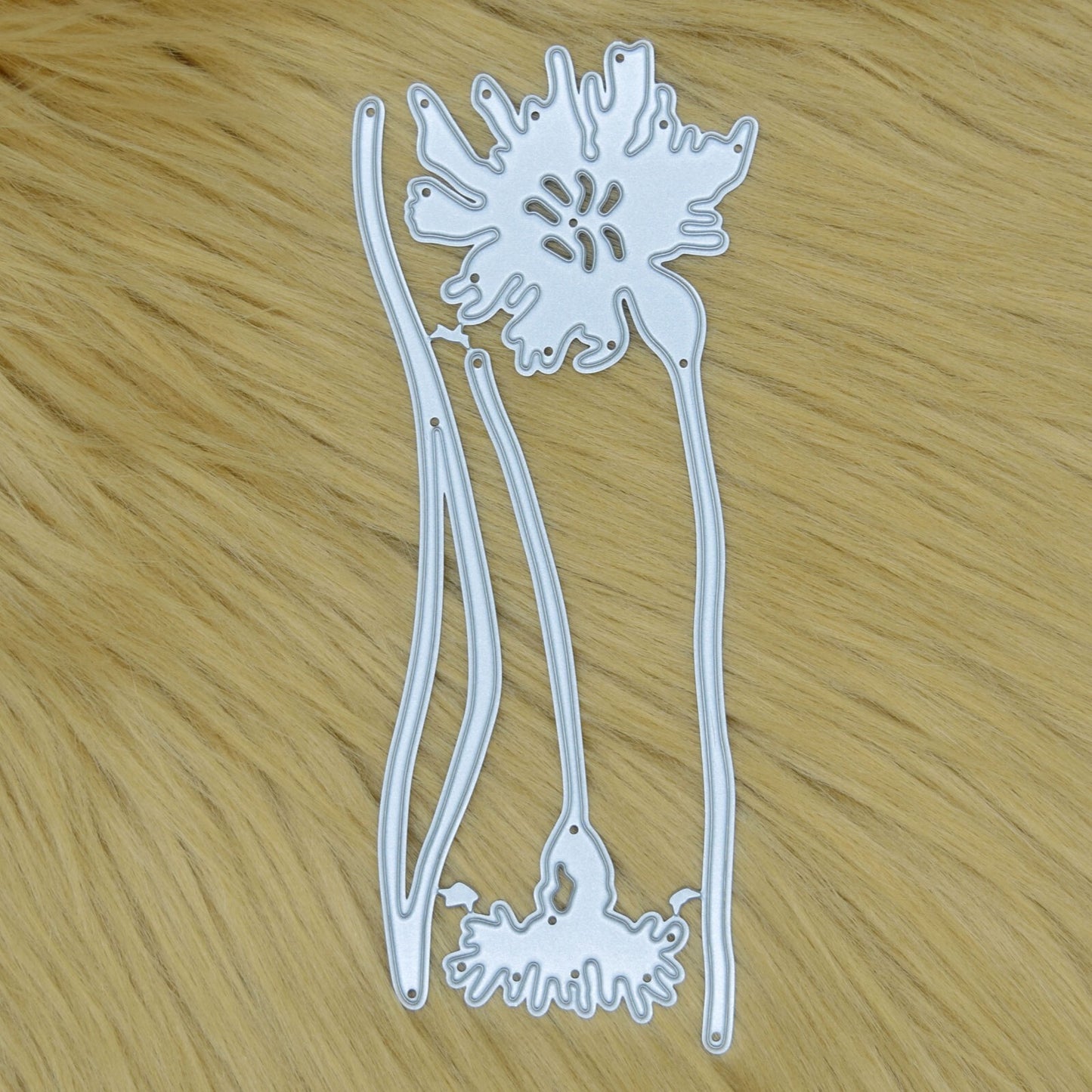 3 Piece Dandelion Metal Cutting Dies Set With Stem Die, Flowers, Card making, A9