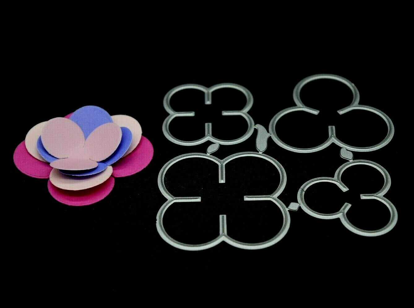 3D Flower Kit Metal Cutting Die, Card Making, Scrapbooking *UK Seller* D4