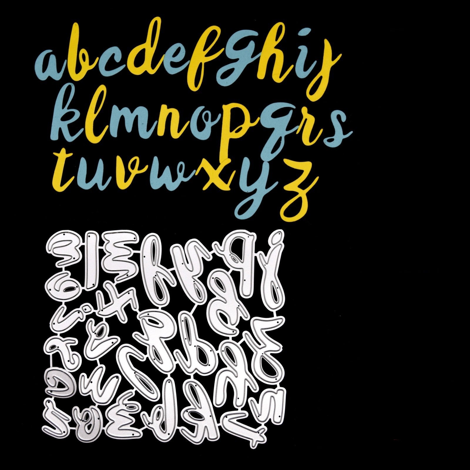 Lowercase Alphabet Metal Cutting Dies, Letters, Card making, Paper Crafts E6