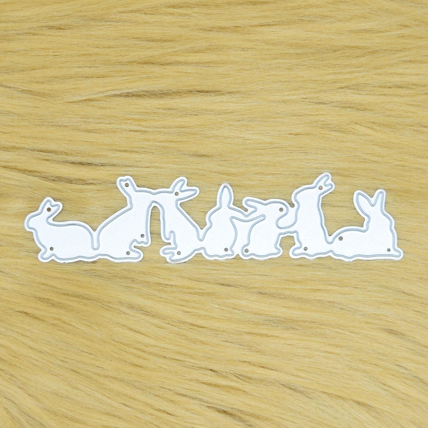 Easter Bunnies Rabbits Metal Cutting Die. Scrapbooking, Paper Crafts, D5
