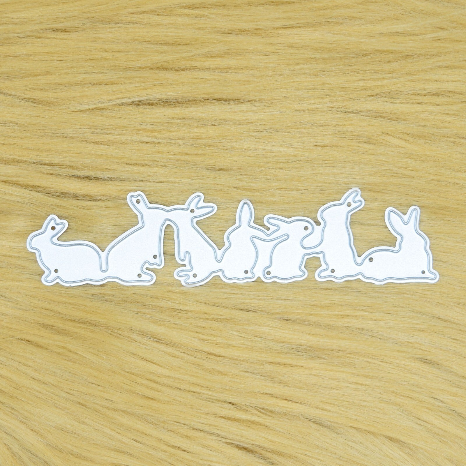 Easter Bunnies Rabbits Metal Cutting Die. Scrapbooking, Paper Crafts, D5