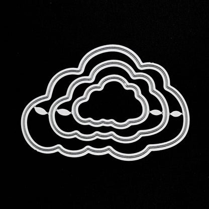 3 Fluffy Cloud Metal Cutting Dies, Clouds, Card Making. Scrapbooking,  A1