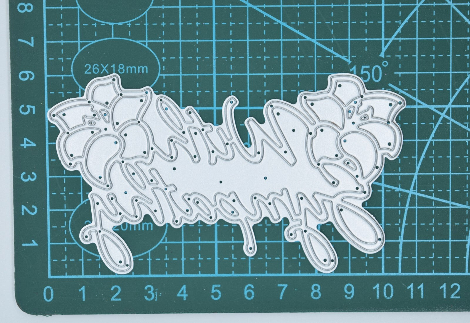 'With Sympathy' Metal Cutting Die, Stencil, Sentiments, Card Making, Crafts A5