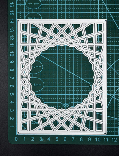Geometric Frame Metal Cutting Die, Paper Crafts, Card Making, Scrapbooking E6