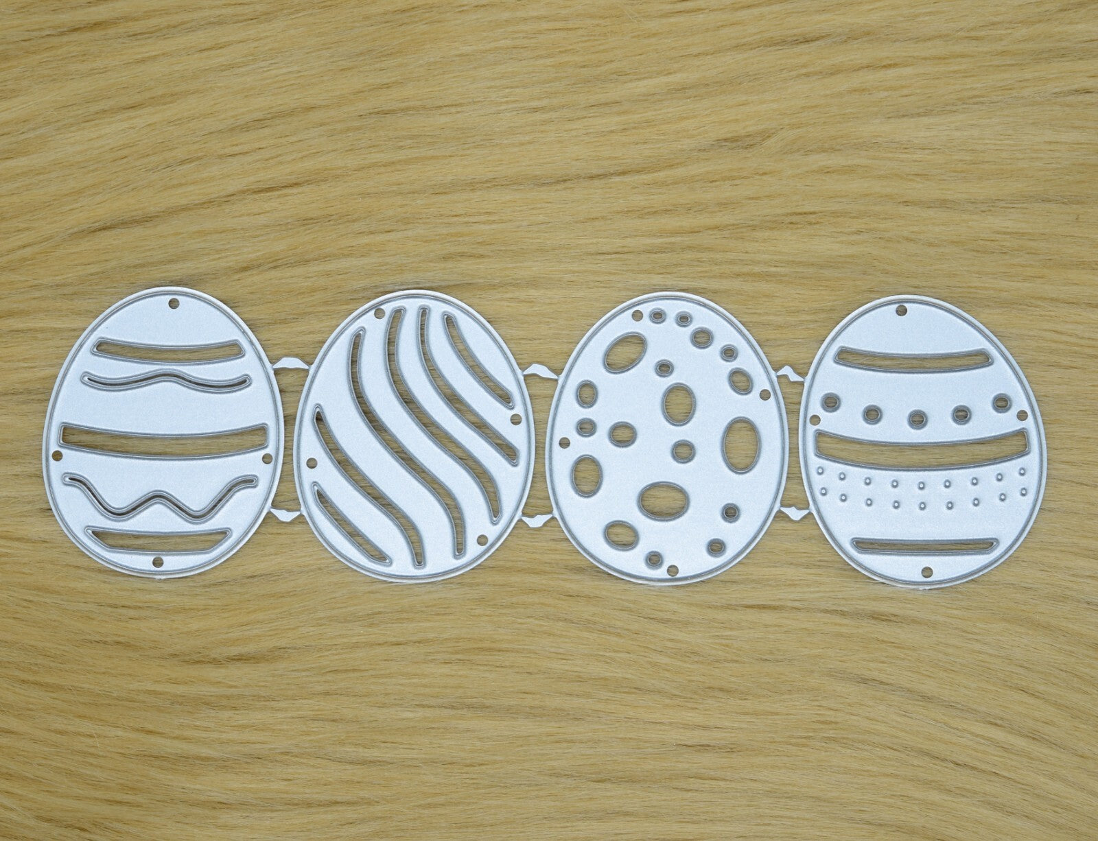 4 Decorative Easter Egg Metal Cutting Dies, Eggs, Card Making, Paper Crafts, D5