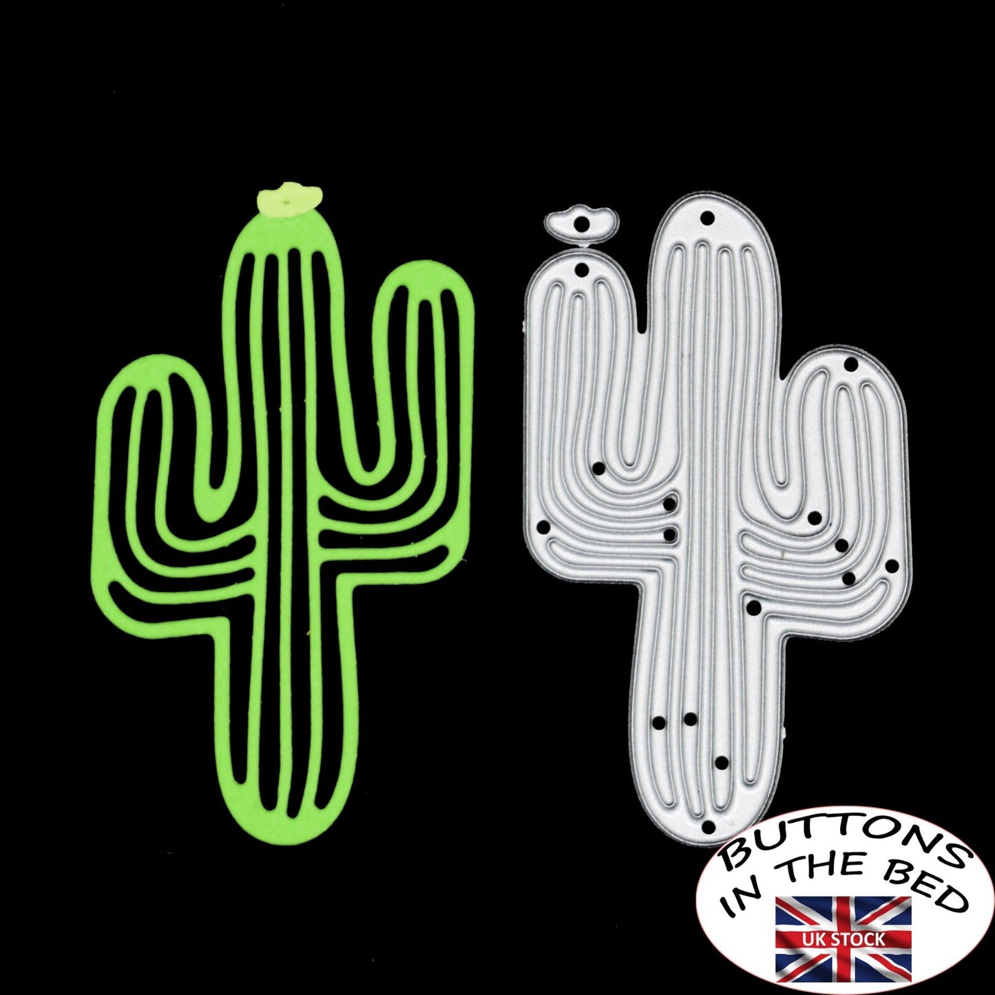 Small Quality Cactus Cutting Die Set, Cutter, Card Making, Crafts, Scrapbooking