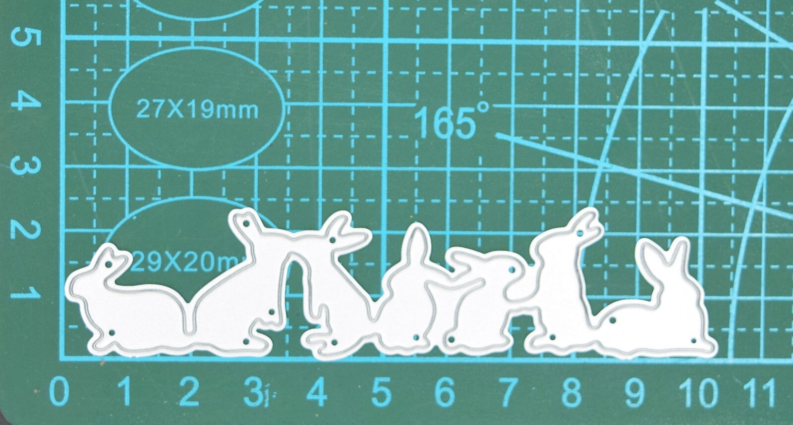 Easter Bunnies Rabbits Metal Cutting Die. Scrapbooking, Paper Crafts, D5