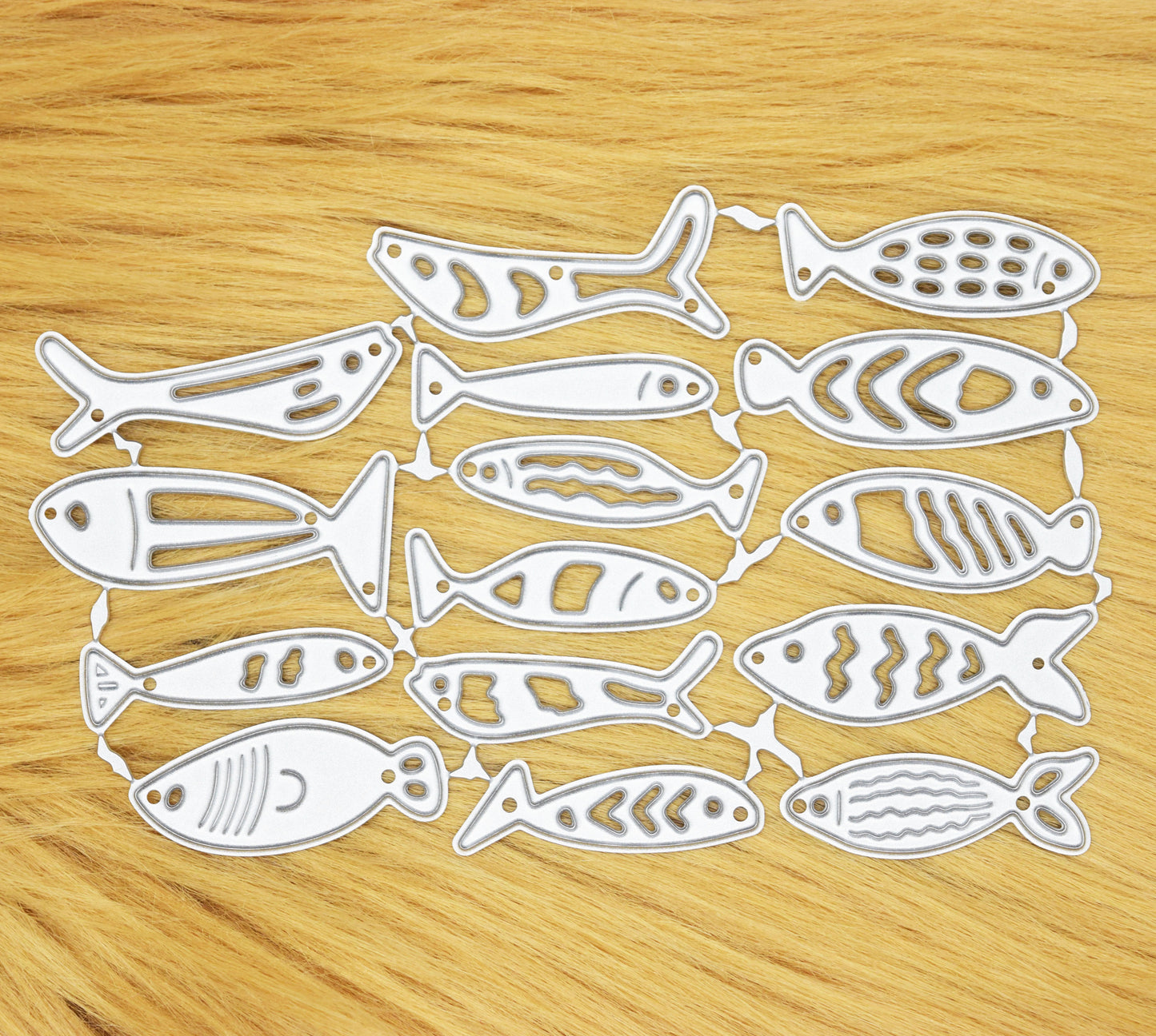 15 Fish Metal Cutting Dies – Under The Sea Set