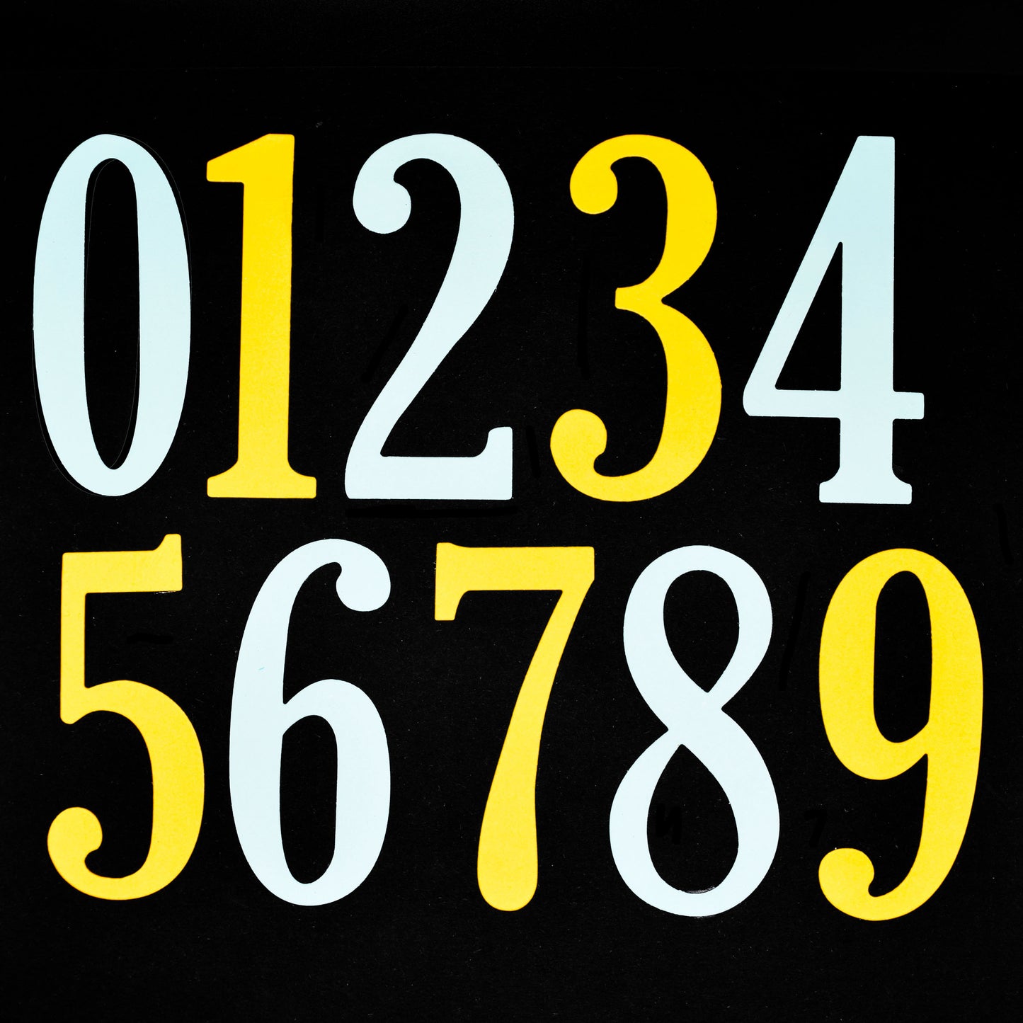 Large Number Metal Cutting Dies 0–9 – 10 cm Numerals Set