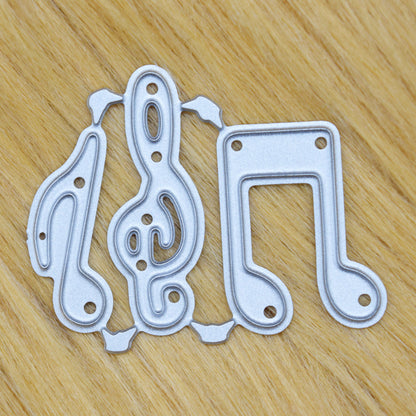 Musical Symbols Metal Cutting Dies Set – Music Notes Card Making Dies (3 Piece)