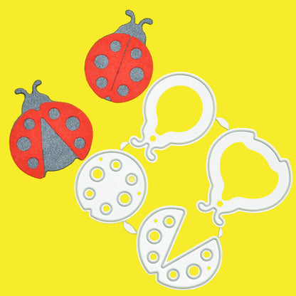 Ladybird Metal Cutting Die Set – Two Ladybugs