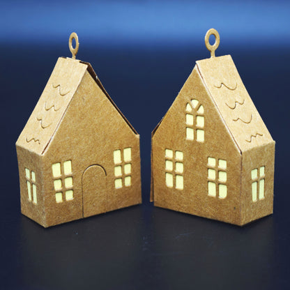 3D House Hanging Ornament Metal Cutting Die – Miniature Decoration