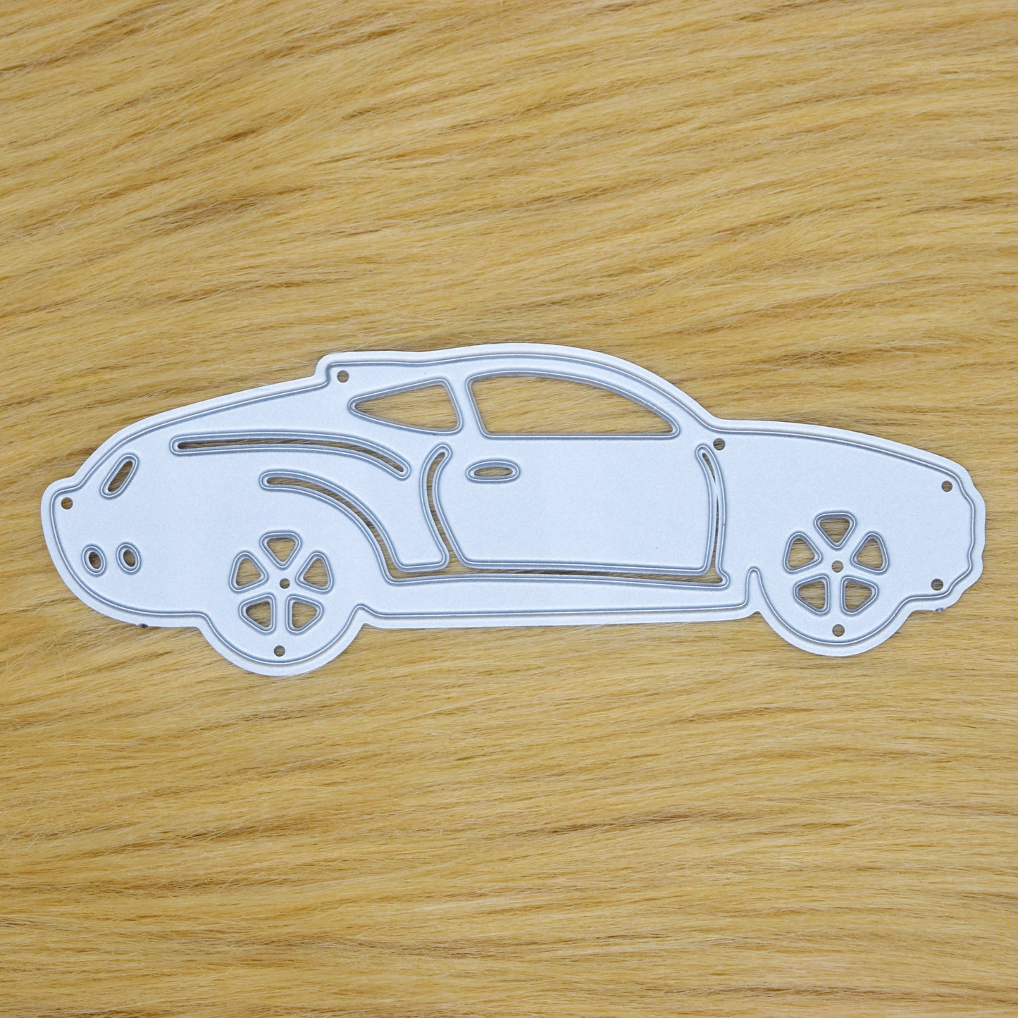 Sports Car Metal Cutting Die for Card Making – Racing Car Silhouette